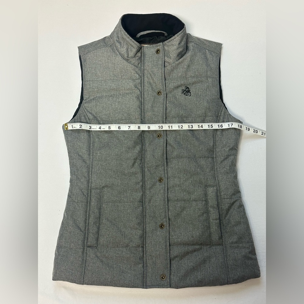 Legendary Whitetails Womens Small Vortex Gray Zip Snap Close Outdoor Hiking Vest - Picture 7 of 8
